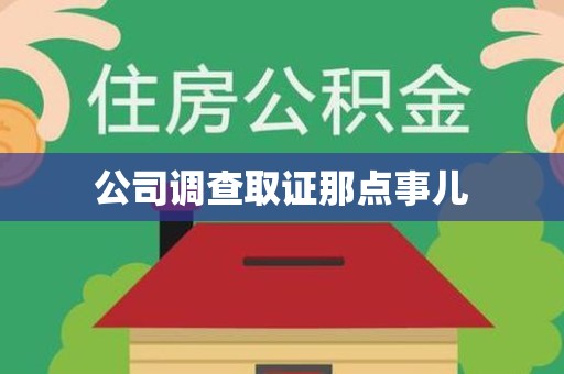 同安公司调查取证那点事儿