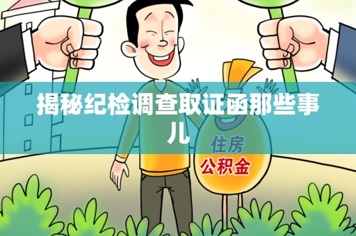 同安揭秘纪检调查取证函那些事儿