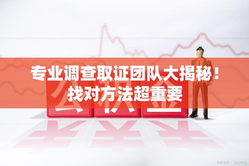 同安专业调查取证团队大揭秘！找对方法超重要
